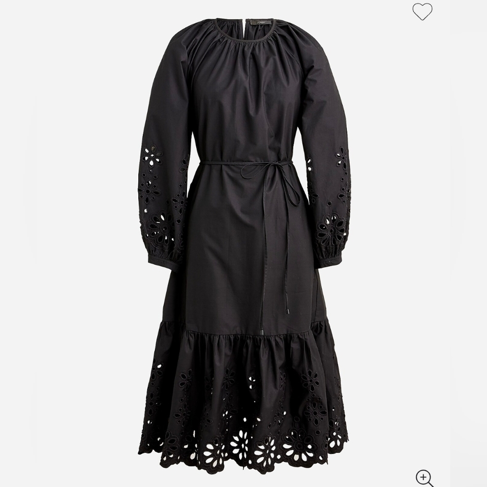 J.Crew Eyelet-trim midi dress Size 3x